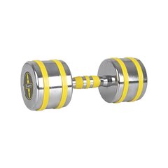 Kromattu käsipaino InSPORTline Yellsteel 12 kg hinta ja tiedot | Insportline Kuntolaitteet | hobbyhall.fi