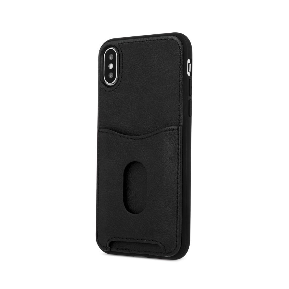 Mocco Smart Wallet Eco Leather Case - Card Holder For Apple iPhone 7 / iPhone 8 Black hinta ja tiedot | Puhelimen kuoret ja kotelot | hobbyhall.fi