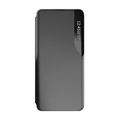 Mocco Smart Flip Cover Case For Apple iPhone 12 / 12 Pro Black hinta ja tiedot | Puhelimen kuoret ja kotelot | hobbyhall.fi