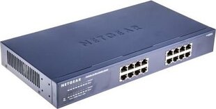 Netgear 16 x telineeseen asennettava 10/100/1000 Ethernet-kytkin hinta ja tiedot | Reitittimet ja modeemit | hobbyhall.fi