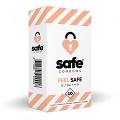 Feel Safe Ultra Thin kondomit, 10 kpl. hinta ja tiedot | Kondomit | hobbyhall.fi