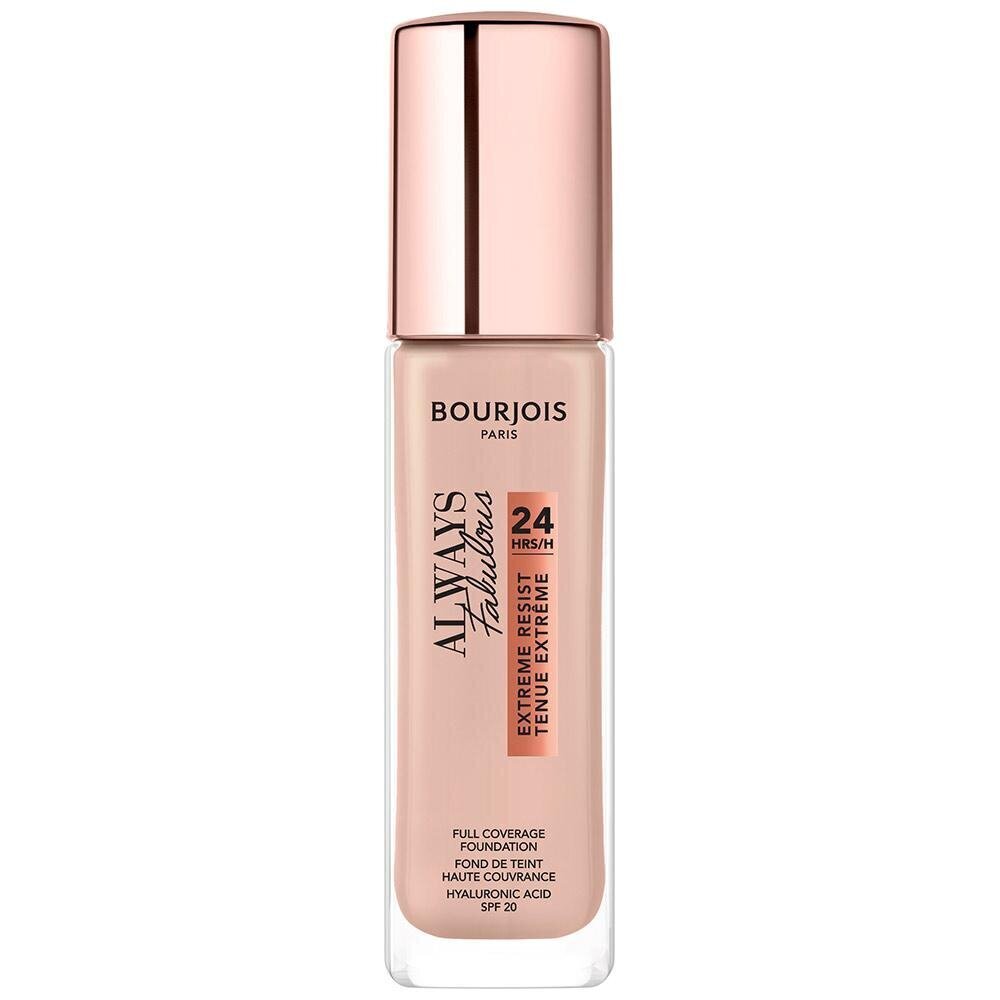 Meikkivoide Bourjois Always Fabulous Extreme Resist SPF20 300 Rose Sand, 30ml hinta ja tiedot | Meikkivoiteet ja puuterit | hobbyhall.fi