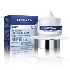 Kosteuttava ja virkistävä silmänympärysvoide Mavala Eye-Lite Double Cream Eye Contour, 15 ml hinta ja tiedot | Silmänympärysvoiteet ja seerumit | hobbyhall.fi