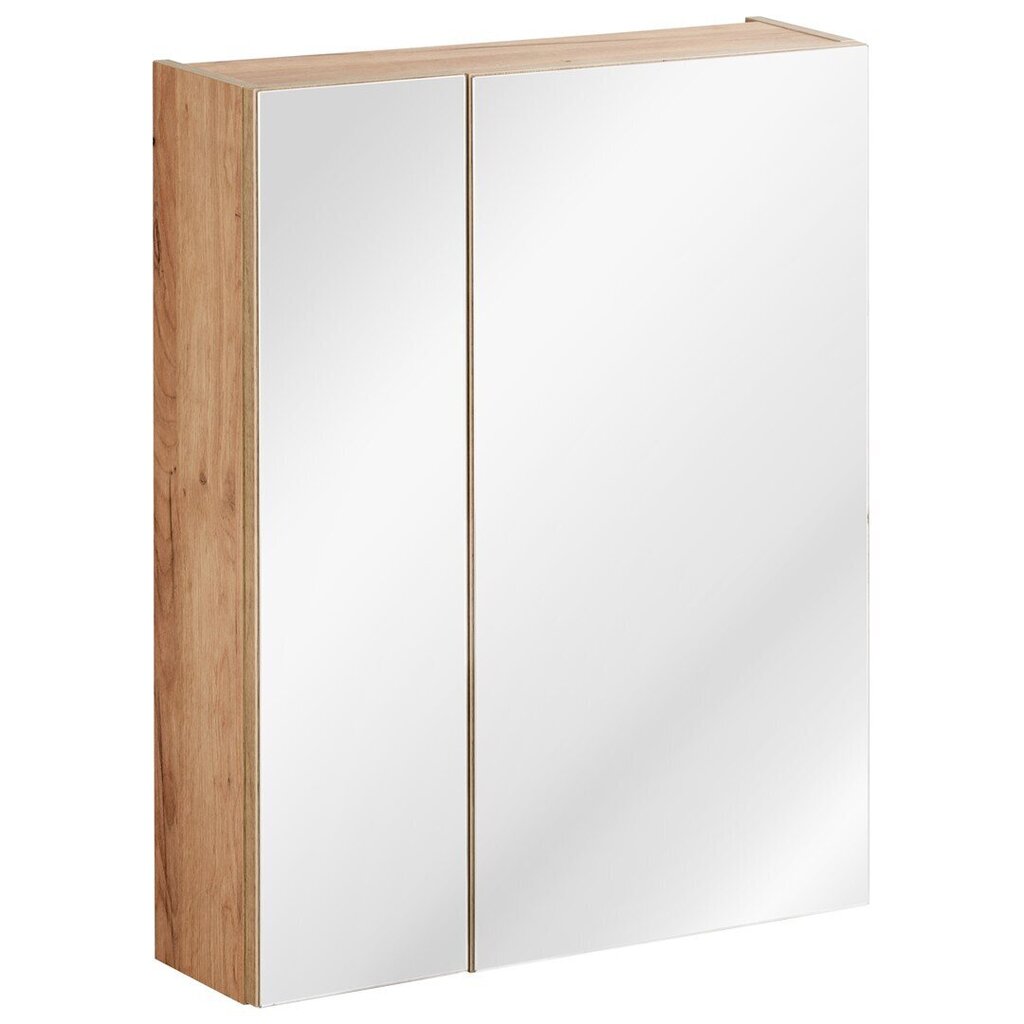 Kylpyhuonekaappi Hakano Barios, 60x75 cm, ruskea hinta ja tiedot | Kylpyhuonekaapit | hobbyhall.fi