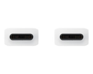USB-C -> USB-C kaapeli Samsung EP-DX510JWEGEU PD / 100W / 5A / 1.8 m valkoinen hinta ja tiedot | Samsung Puhelimet, älylaitteet ja kamerat | hobbyhall.fi