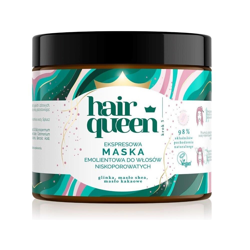 Hair Queen hiusnaamio, 400 ml hinta ja tiedot | Naamiot, öljyt ja seerumit | hobbyhall.fi