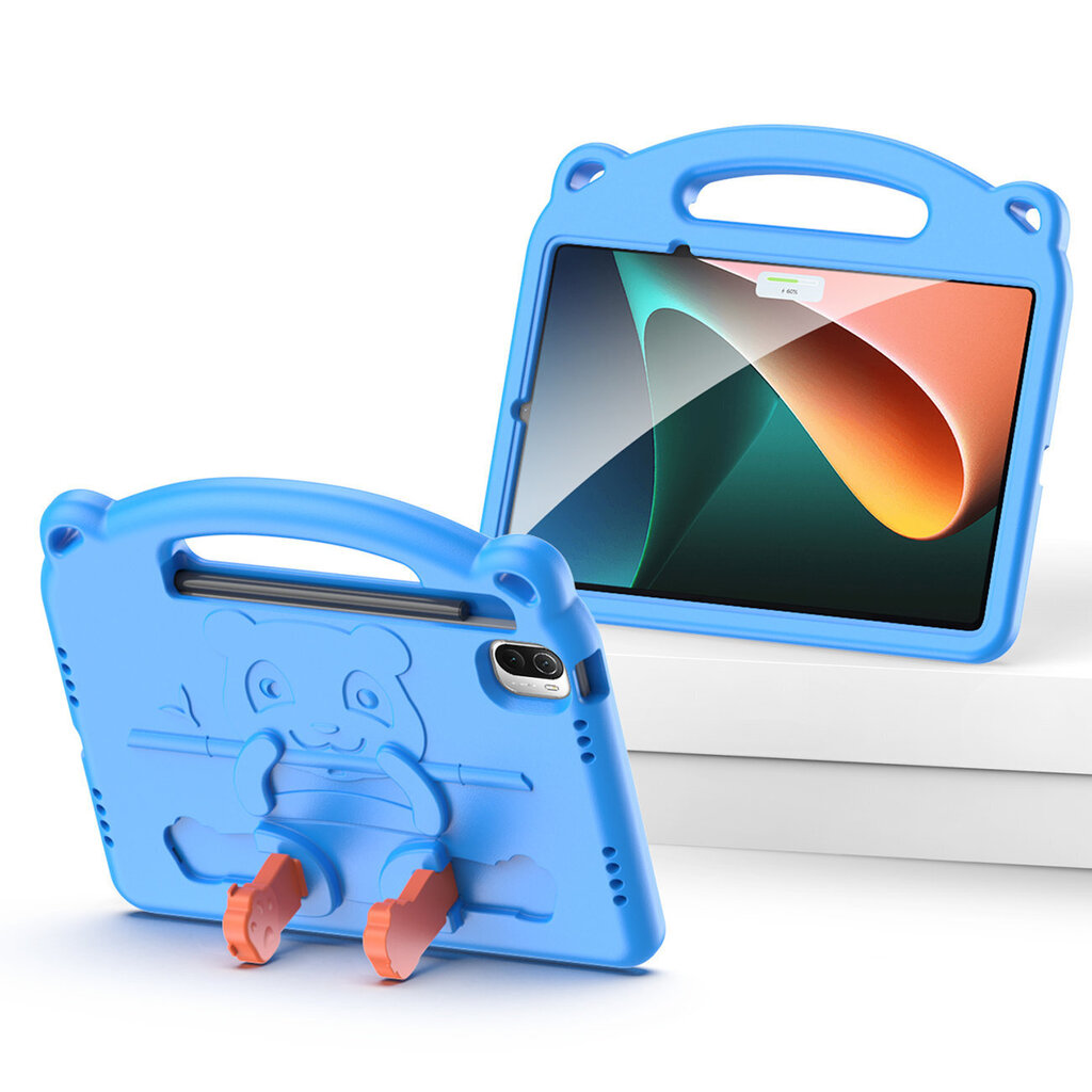 Dux Ducis Panda Kids pehmeä kotelo Xiaomi Pad 5 Pro / Pad 5:lle, sininen hinta ja tiedot | Tablettien kotelot ja muut tarvikkeet | hobbyhall.fi