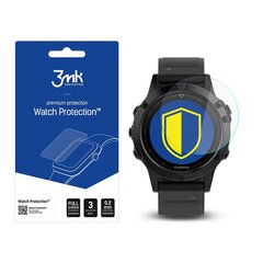 Garmin Fenix 5 47 mm - 3mk Watch Protection™ v. FlexibleGlass Lite näytönsuoja hinta ja tiedot | Älykellojen ja aktiivisuusrannekkeiden lisätarvikkeet | hobbyhall.fi