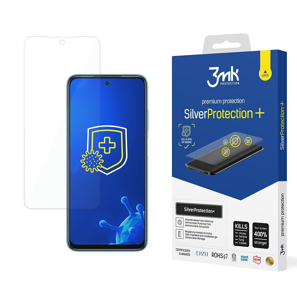 Xiaomi Redmi 10 2022 - 3mk SilverProtection+ Näytönsuoja hinta ja tiedot | Näytönsuojakalvot ja -lasit | hobbyhall.fi