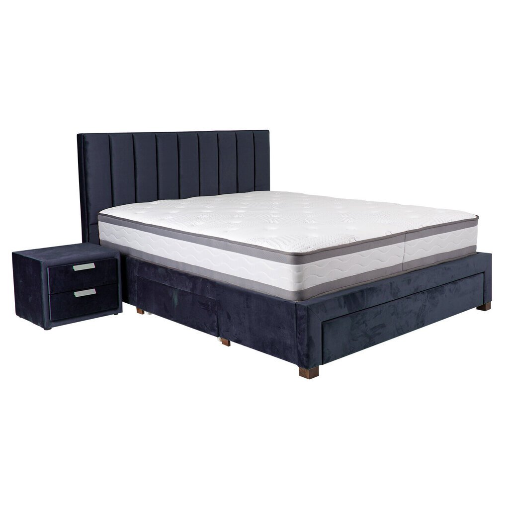Grace -sänky, sininen, 160 x 200 cm hinta ja tiedot | Sängyt | hobbyhall.fi