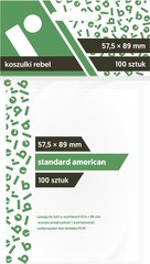 Korttikotelo Rebel Sleeves - American Standard, 57.5x89mm, 100 kpl hinta ja tiedot | Lautapelit ja älypelit | hobbyhall.fi