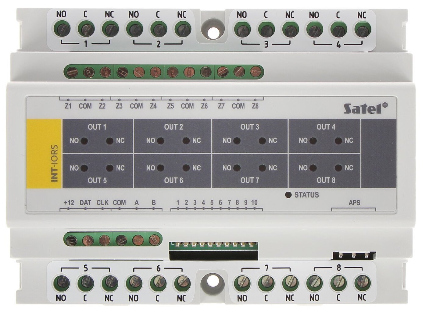 Laajentaja INT-IORS 8 Tulot/8 Lähdöt, Satel hinta ja tiedot | Turvajärjestelmien tarvikkeet | hobbyhall.fi