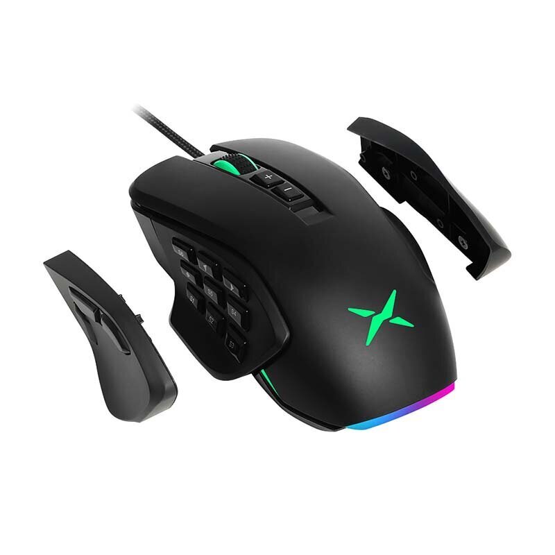 Delux Wired Gaming Mouse replaceable side RGB M631 hinta ja tiedot | Hiiret | hobbyhall.fi