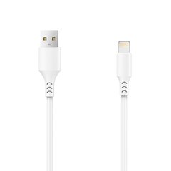 Setty cable USB - Lightning 1,0 m 1A white NEW hinta ja tiedot | Puhelinkaapelit | hobbyhall.fi