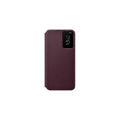 Samsung Clear View Cover Galaxy S22 Plus viininpunainen hinta ja tiedot | Puhelimen kuoret ja kotelot | hobbyhall.fi