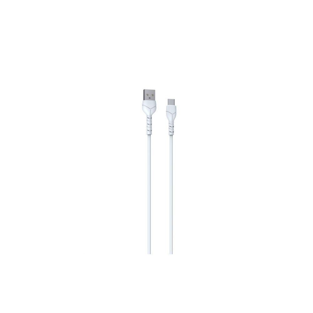 Devia Kindone kaapeli USB - USB-C 1,0 m 2.1A valkoinen setti 30 kpl V2 hinta ja tiedot | Puhelinkaapelit | hobbyhall.fi