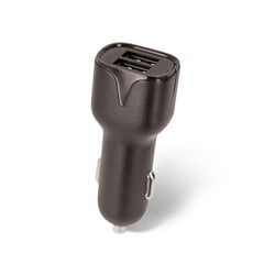 Maxlife MXCC-01 autolaturi 2x USB 2.4A musta + microUSB kaapeli hinta ja tiedot | Maxlife Puhelimet, älylaitteet ja kamerat | hobbyhall.fi