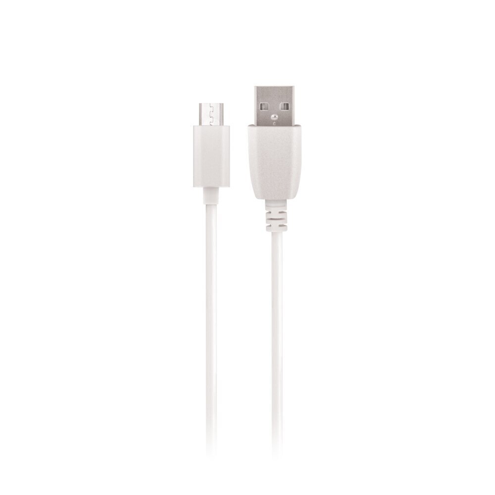 Maxlife cable USB - microUSB 1,0 m 2A musta hinta ja tiedot | Puhelinkaapelit | hobbyhall.fi