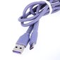 Maxlife MXUC-04 USB - USB-C kaapeli 1,0 m 3A, violetti hinta ja tiedot | Puhelinkaapelit | hobbyhall.fi