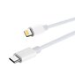 Maxlife MXUC-05 USB-C Lightning-kaapeli 1,0 m 20W, valkoinen hinta ja tiedot | Puhelinkaapelit | hobbyhall.fi