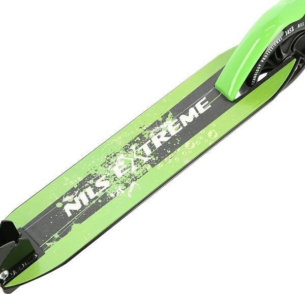 Potkulauta Nils Extreme HD114, Vihreä hinta ja tiedot | Potkulaudat | hobbyhall.fi