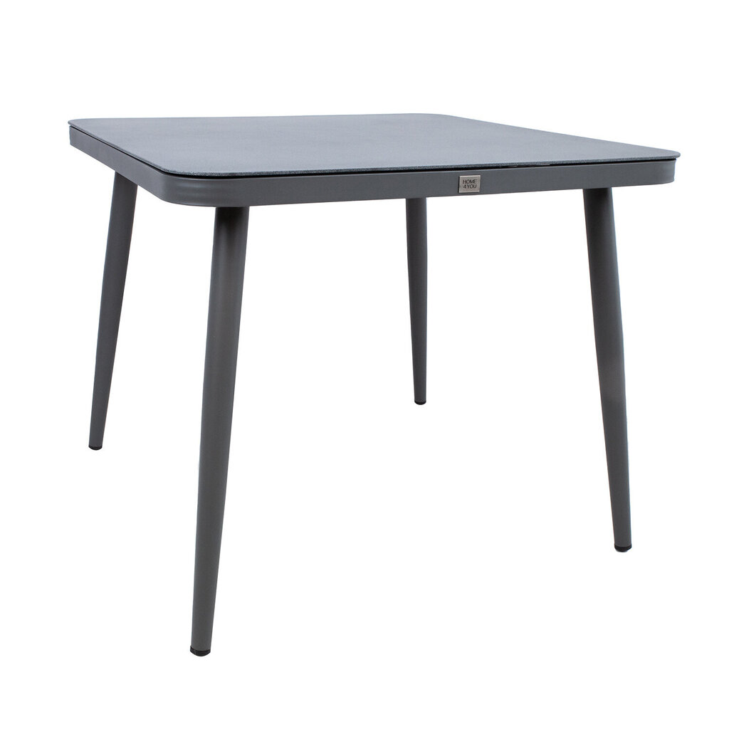 Pöytä ANDROS 90x90xH75cm, harmaa hinta ja tiedot | Puutarhapöydät | hobbyhall.fi