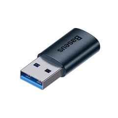 Baseus Ingenuity USB-A to USB-C adapter OTG (blue) hinta ja tiedot | Baseus Tietokoneet ja pelaaminen | hobbyhall.fi