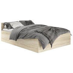 Sänky pohjalla ja patjalla NORE CLP 120x200 cm, tammen väri hinta ja tiedot | Sängyt | hobbyhall.fi