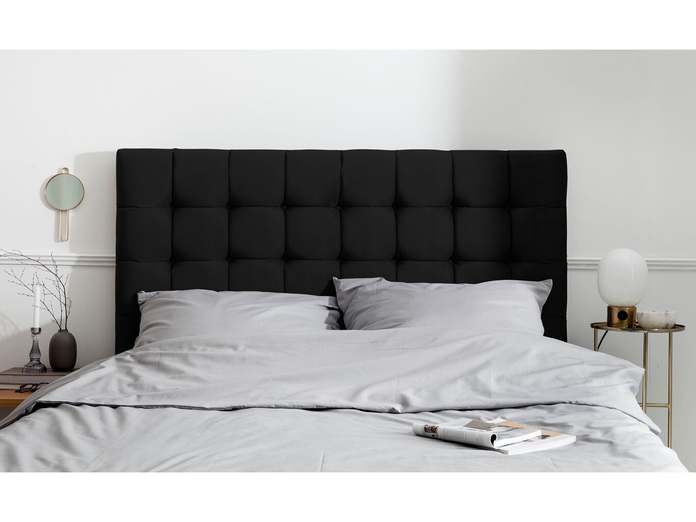 Sängynpääty Kooko Home Re 160 cm, musta hinta ja tiedot | Sängyt | hobbyhall.fi