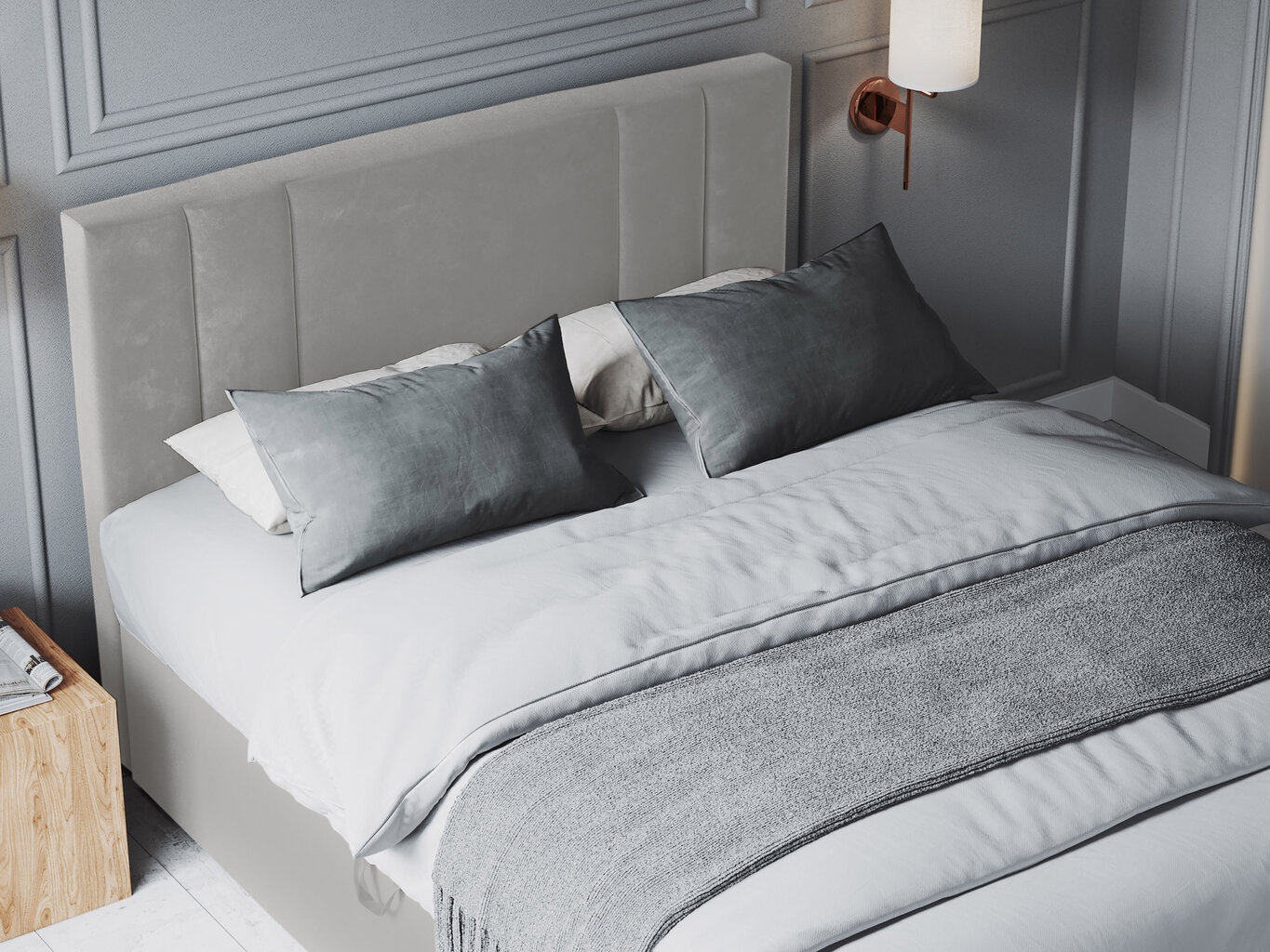 Sänky Mazzini sofas Afra 180x200 cm, beige hinta ja tiedot | Sängyt | hobbyhall.fi