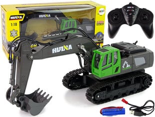 Lean Toys Track-kaivinkone Pilot R/C kaukosäätimellä varustettuna hinta ja tiedot | Poikien lelut | hobbyhall.fi