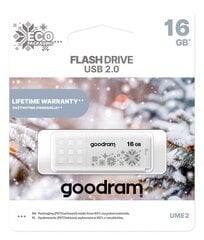 Goodram Winter (UME2-0160W0R11-WI), 16 Gt hinta ja tiedot | Muistitikut | hobbyhall.fi