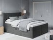 Sänky Mazzini Beds Afra 200x200 cm, tummanharmaa hinta ja tiedot | Sängyt | hobbyhall.fi
