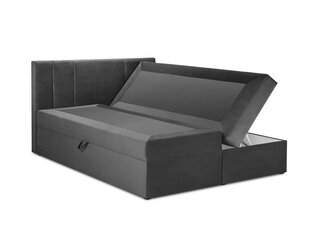 Sänky Mazzini Beds Afra 200x200 cm, tummanharmaa hinta ja tiedot | Mazzini Beds Makuuhuone | hobbyhall.fi