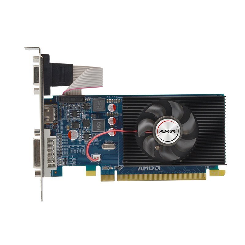 AFOX Radeon HD 6450 1GB DDR3 64Bit DVI HDMI VGA LP (AF6450-1024D3L9) hinta ja tiedot | Näytönohjaimet | hobbyhall.fi