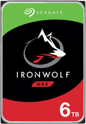 Seagate IronWolf, 6TB (ST6000VN006) hinta ja tiedot | Kovalevyt | hobbyhall.fi