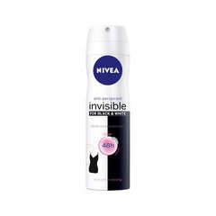 Spray deodorantti Nivea Antiperspirant Spray Invisible Black & White Clear Mini, 100 ml hinta ja tiedot | Nivea Hygieniatuotteet | hobbyhall.fi