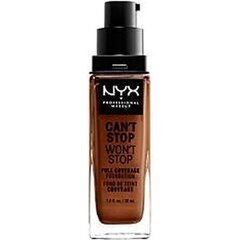 Can't Stop Won't Stop NYX (30 ml) nestemäinen vedenpitävä meikkivoide Väri: kaakao 30 ml hinta ja tiedot | NYX Meikit | hobbyhall.fi