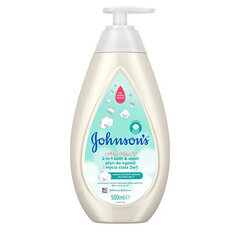 2in1 Cottontouch Bath & Wash -geeli, 500 ml hinta ja tiedot | Johnson's Hajuvedet ja kosmetiikka | hobbyhall.fi