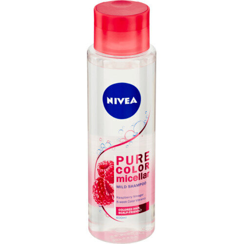 Nivea Pure Color Micellar Shampoo, 400 ml hinta ja tiedot | Shampoot | hobbyhall.fi