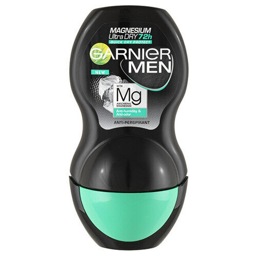 Garnier Men Magnesium Ultra Dry - Antiperspirant roll-on miehille 50ml hinta ja tiedot | Deodorantit | hobbyhall.fi