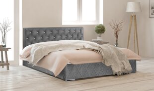 Sänky Crystal, 160x200 cm, harmaa hinta ja tiedot | Sängyt | hobbyhall.fi