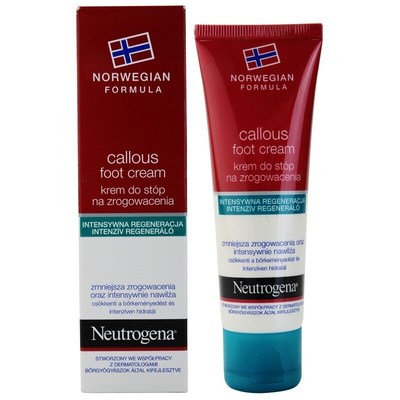 Ravitseva jalkavoide ihon paksuuntumista vastaan Neutrogena Norwegian Formula Foot Cream, 50 ml hinta ja tiedot | Vartalovoiteet ja -emulsiot | hobbyhall.fi