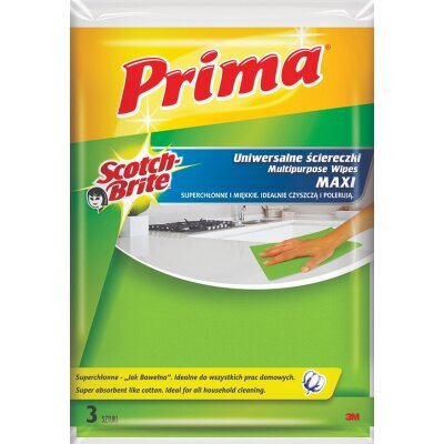 Yleisliinat 3M PRIMA MAXI, 360x490mm, 3 kpl. hinta ja tiedot | Siivoustarvikkeet | hobbyhall.fi