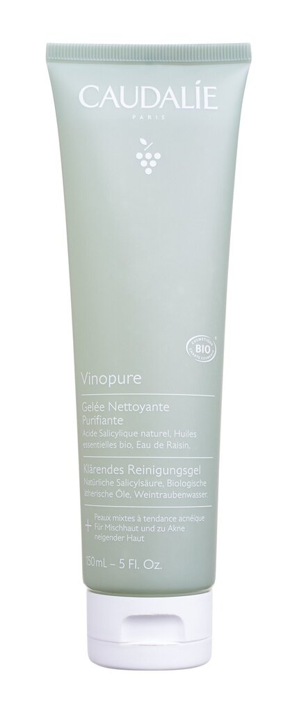 Kasvojenpesuaine Caudalie Vinopure Cleansing Gel Gel Cleanser, 150 ml hinta ja tiedot | Kasvojen puhdistusaineet | hobbyhall.fi