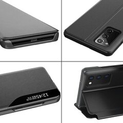 Mocco Smart Flip Cover Case For Samsung Galaxy A42 5G / Black hinta ja tiedot | Puhelimen kuoret ja kotelot | hobbyhall.fi