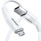 Joyroom USB-kaapeli - micro USB lataus / tiedonsiirto 3A 1m valkoinen (S-1030M12) hinta ja tiedot | Puhelinkaapelit | hobbyhall.fi