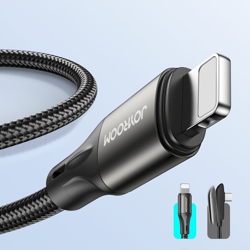 Joyroom Fast Charging / Data Cable USB Type C - Lightning PD 20W 2m Black (S-2024N1-PD) hinta ja tiedot | Puhelinkaapelit | hobbyhall.fi