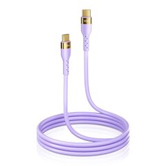 Joyroom Liquid Silicone USB Type C - USB Type C lataus-/datakaapeli PD 100W 2m valkoinen (S-2050N18-10) hinta ja tiedot | Puhelinkaapelit | hobbyhall.fi