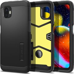 Spigen Tough Armor, Galaxy Xcover 6 Pro, mustan värinen hinta ja tiedot | Puhelimen kuoret ja kotelot | hobbyhall.fi